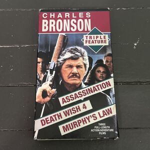 Charles Bronson Triple Feature Assassination Death Wish 4 Murphy's Law New VHS